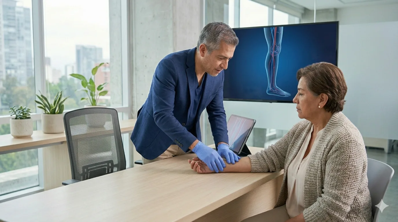 Especialista en tratamiento de úlceras vasculares en CDMX