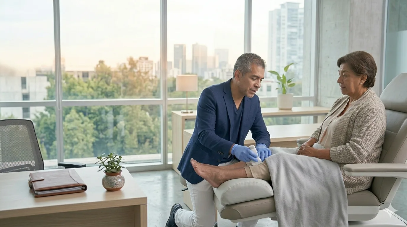 ¿Qué médico trata úlceras venosas?